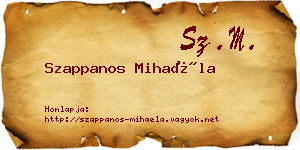 Szappanos Mihaéla névjegykártya